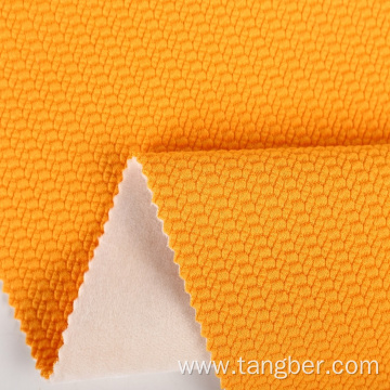 heavyweight knitted 100% polyester bonded soft fleece fabric